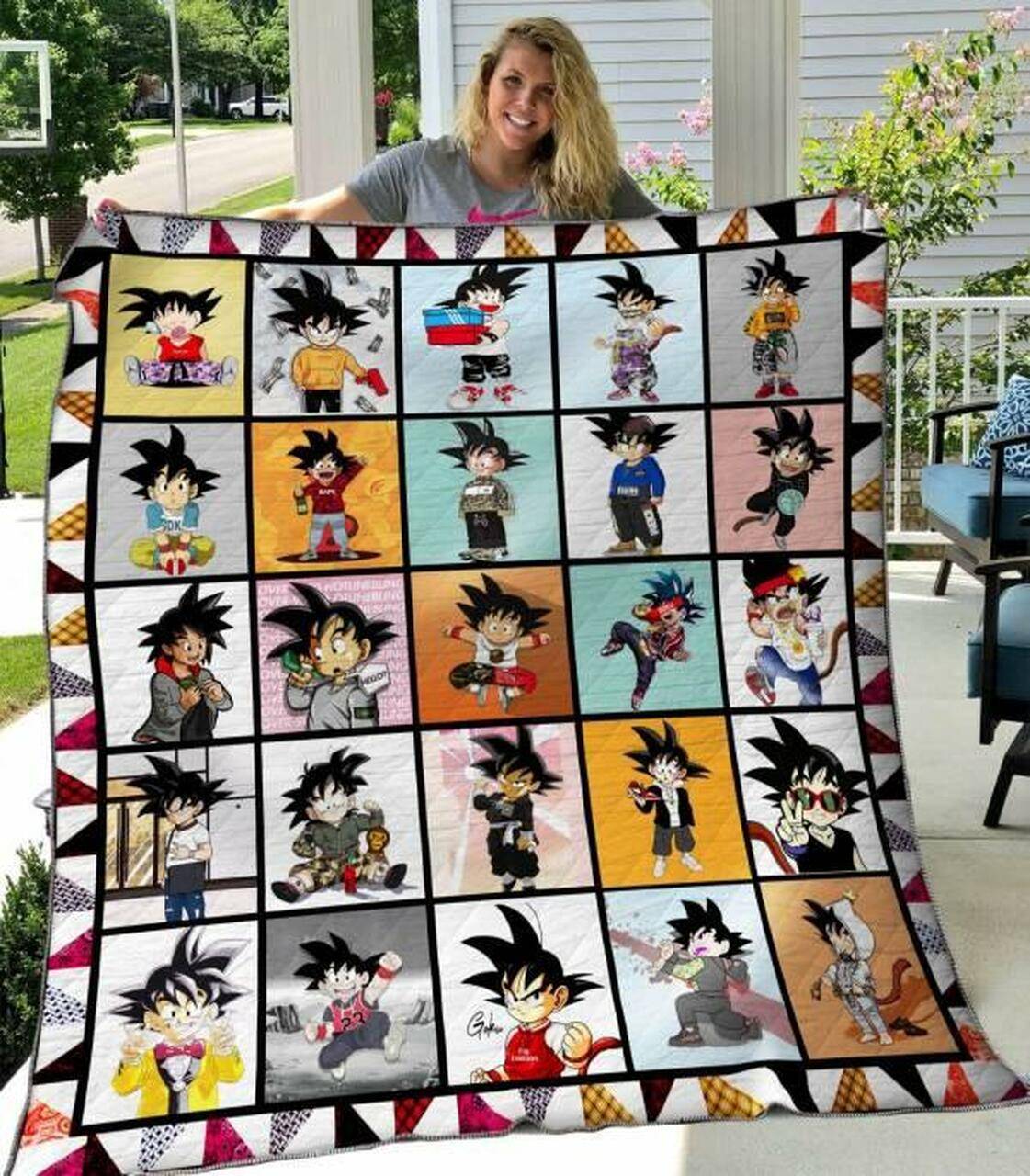 Goku Quilt Blanket Hvt300522 Quilt and Home Decor