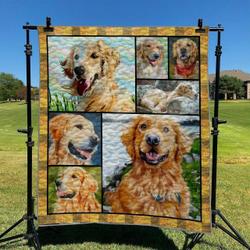 Golden Dog DHCLD0909 Quilt Blanket and Home Decor