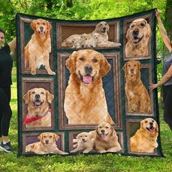Golden Retriever Awesome Quilt Zhe and Home Decor