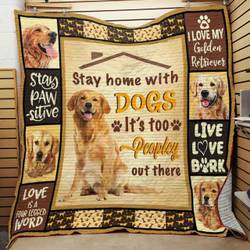 Golden Retriever Dog Quilt Blanket ABC07111059 and Home Decor