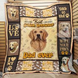 Golden Retriever Dog Quilt Blanket Dhc05021226Td and Home Decor