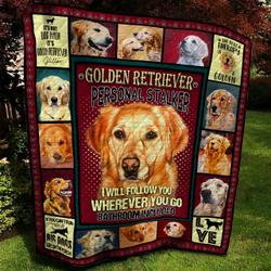 Golden Retriever Quilt Blanket Bbb120610Mh and Home Decor