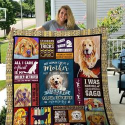 Golden Retriever Quilt Blanket Dhc13122742Vt and Home Decor