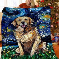 Golden Retriever Quilt Ywz and Home Decor
