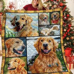 Golden Retriever Quilt Zav and Home Decor