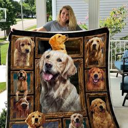 Golden Retriever So Beautiful Golden Quilt Blanket Dhc03011591Dd and Home Decor