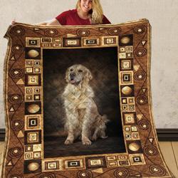 Golden Retriever Wp Quilt ae and Home Decor