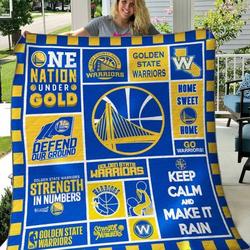 Golden State Warriors Quilt Blanket B250505  Quilt and Home Decor