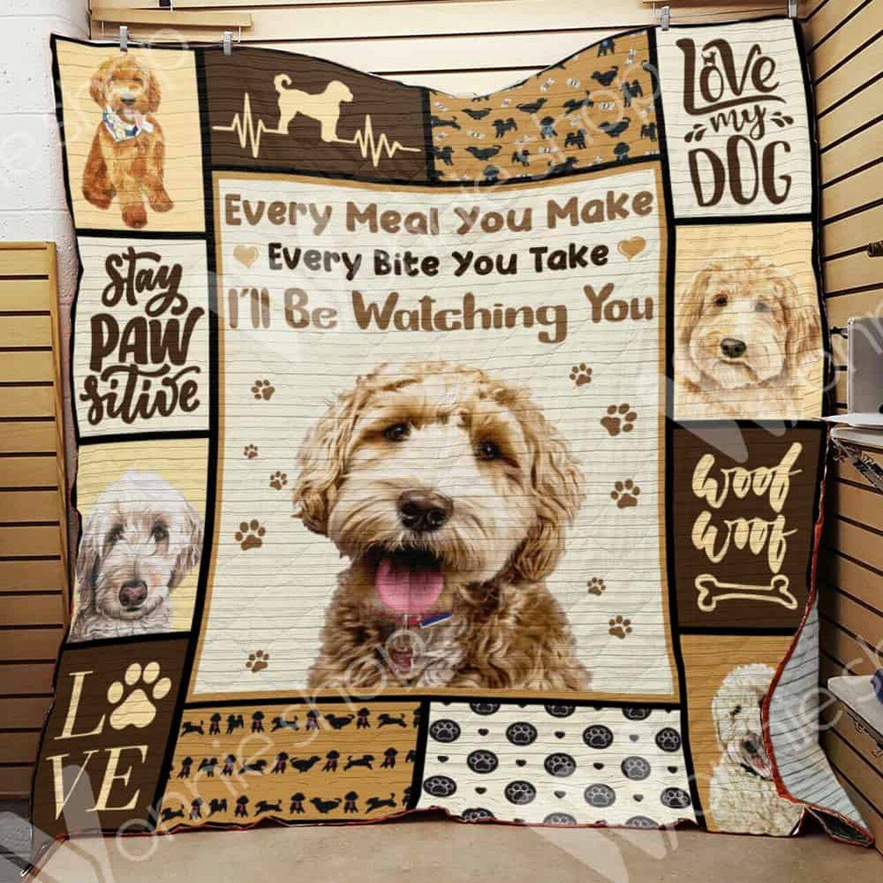 Goldendoodle Dog Quilt Blanket Dhc0102585Td and Home Decor