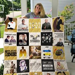 Goldfinger Quilt Blanket For Fans Ver 25 and Home Decor