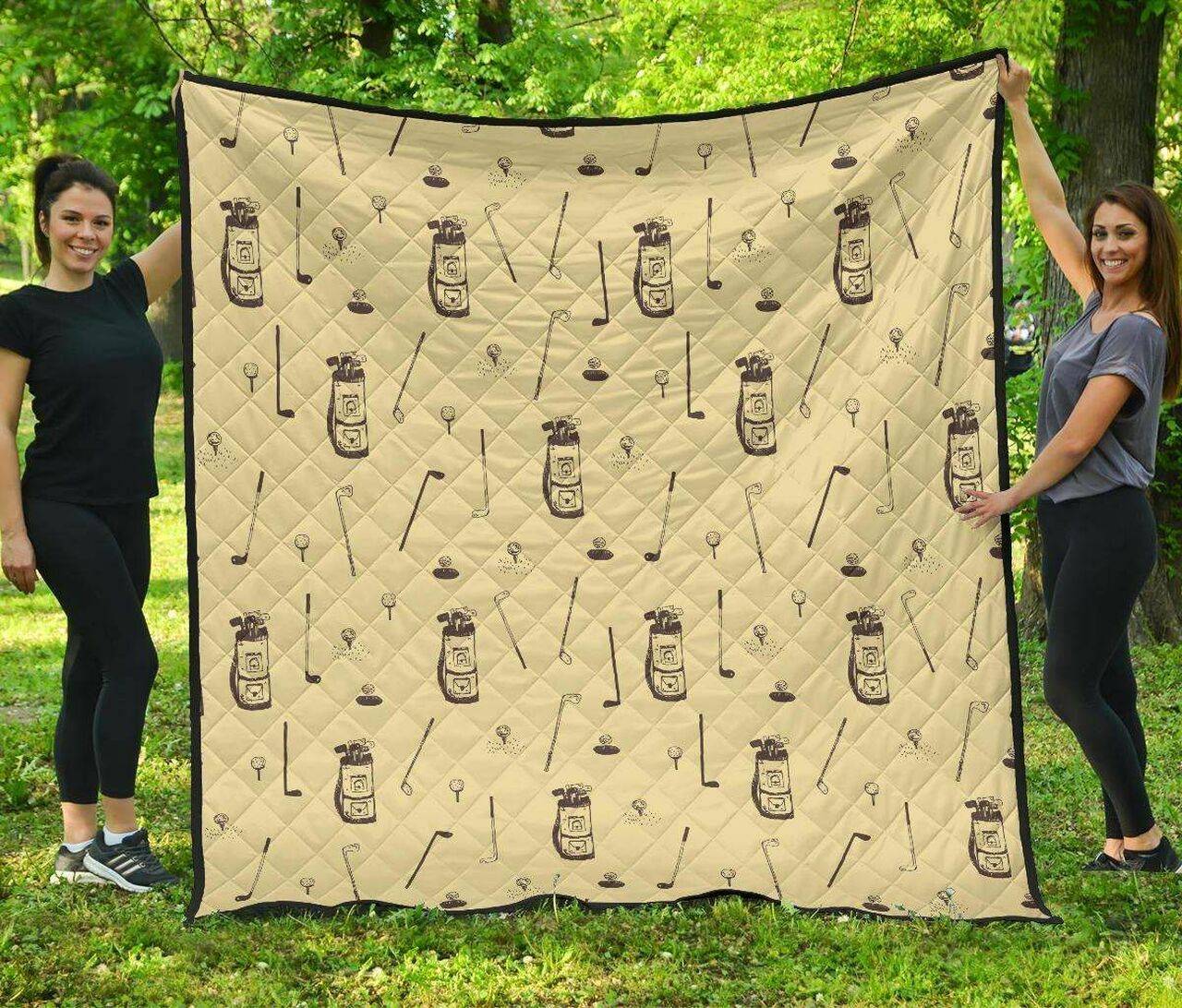 Golf Cl12100319Mdq Quilt Blanket and Home Decor