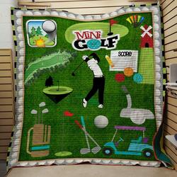 Golf Mini Quilt and Home Decor