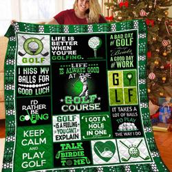 Golf Quilt Blanket Bbb281126Ht and Home Decor