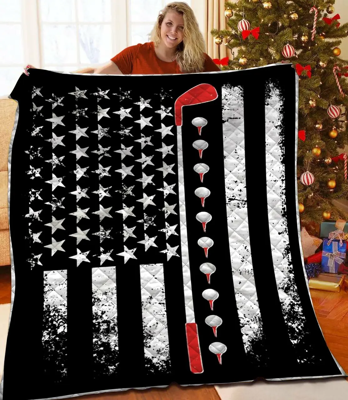 Golf Quilt Xud and Home Decor