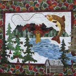 Gone Fishing HUR15765 3D Customized Quilt 2307 and Home Decor