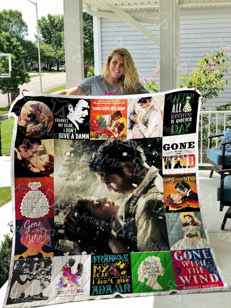 Gone With The Wind Quilt Blanket 0317 and Home Decor