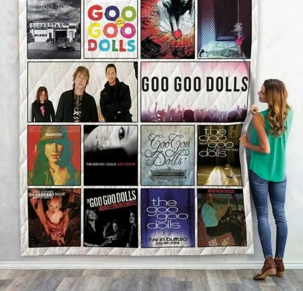 Goo Goo Dolls Quilt Blanket 02 and Home Decor