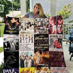 Gossip Girl Quilt Blanket 0497 and Home Decor