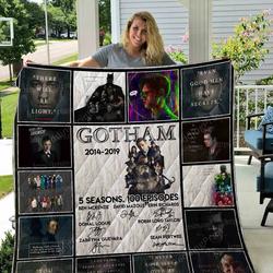Gotham Quilt Blanket 01 and Home Decor