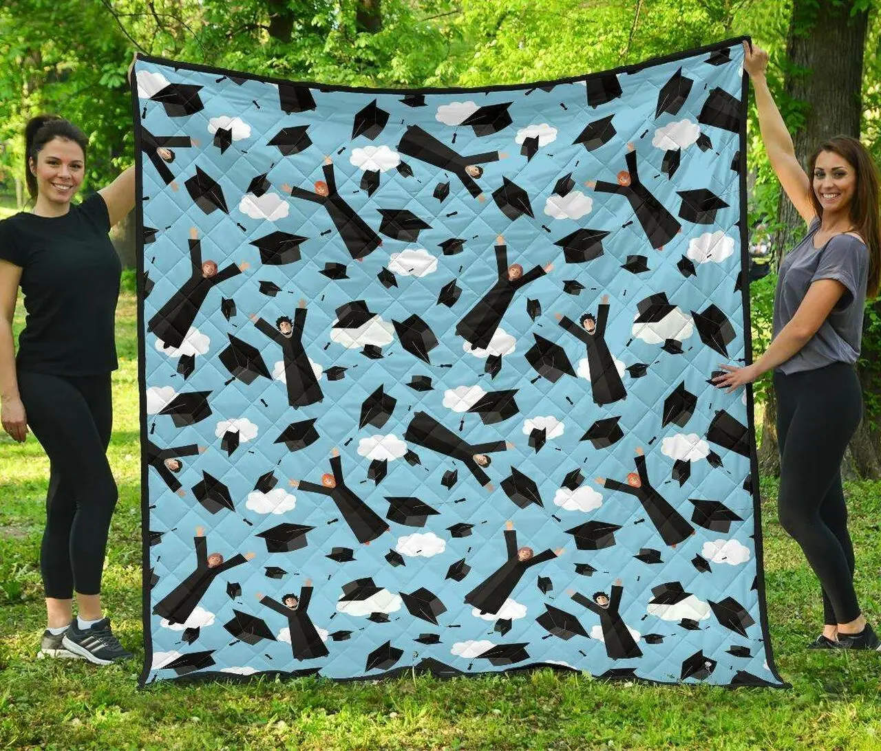 Graduation Day Cl12100329Mdq Quilt Blanket and Home Decor