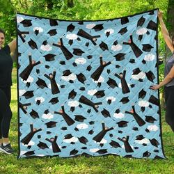 Graduation Day Cl12100329Mdq Quilt Blanket and Home Decor
