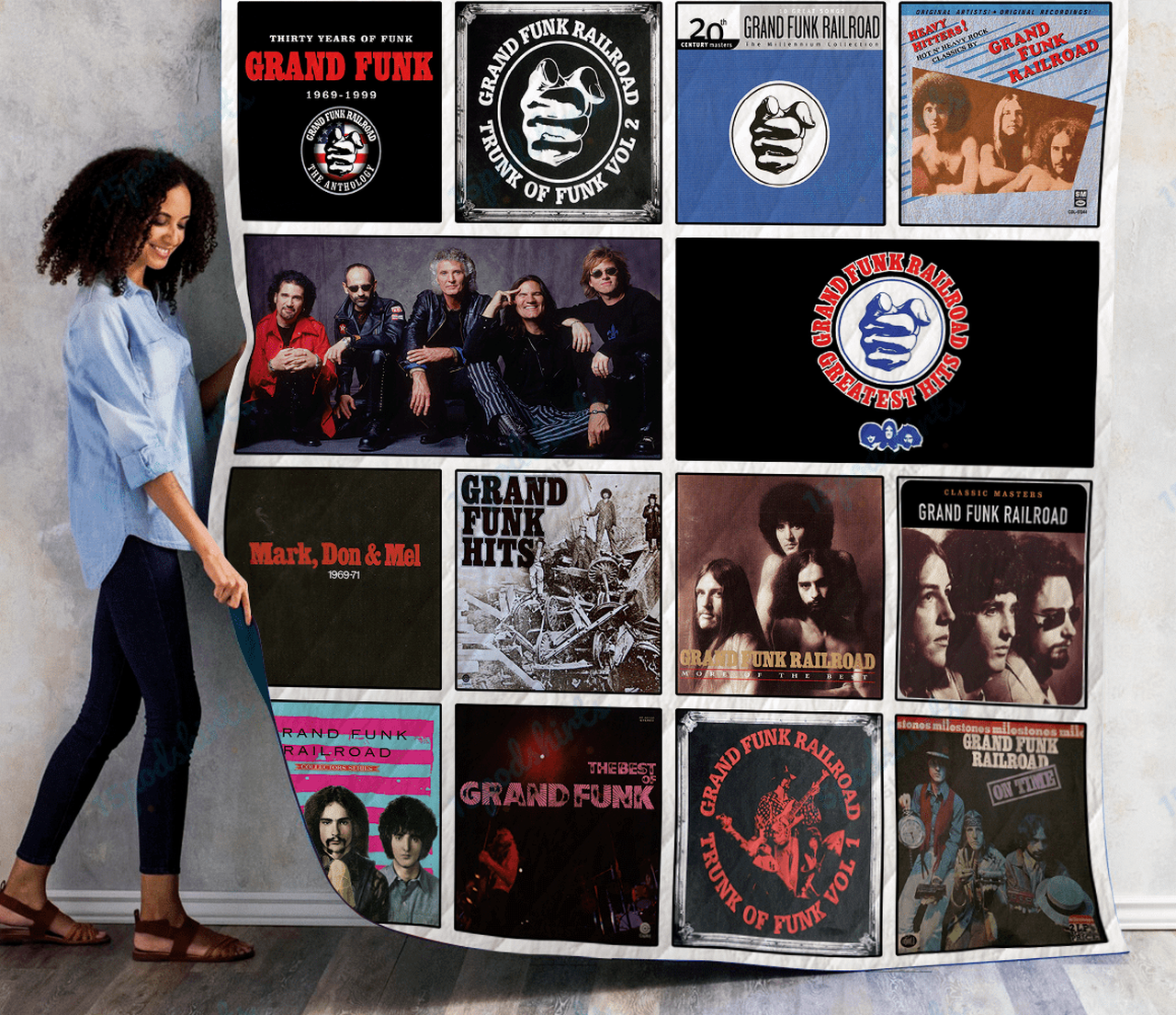 Grand Funk Railroad Complications Quilt Blanket Ver 14 and Home Decor