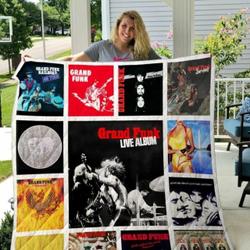 Grand Funk Railroad Style Two 3D Personalized Customized Quilt Blanket 48 and Home Decor