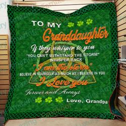 Granddaughter - Grandpa Quilt and Home Decor