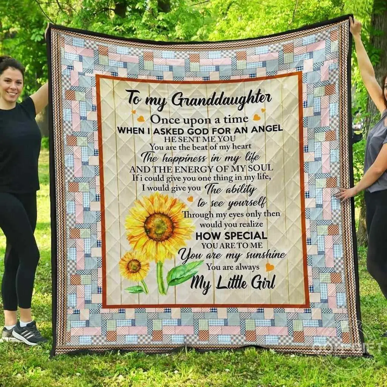 Granddaughter You Are My Sunshine Good Night Baby Blanket Th0807 Quilt and Home Decor