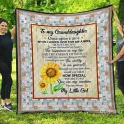 Granddaughter You Are My Sunshine Good Night Baby Blanket Th0807 Quilt and Home Decor