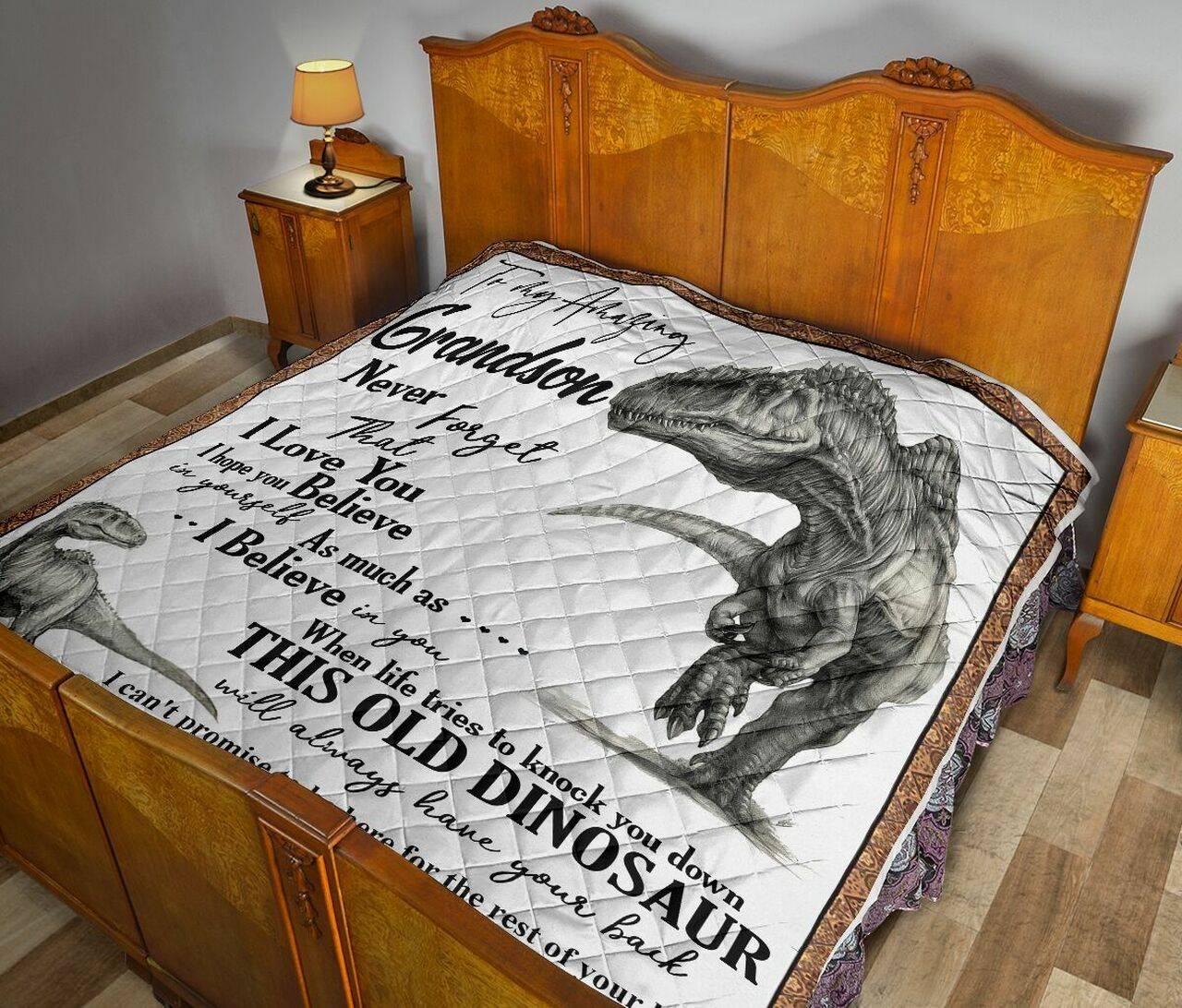 Grandma To Grandson Quilt Blanket Dhc02011476Dd and Home Decor