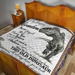 Grandma To Grandson Quilt Blanket Dhc02011476Dd and Home Decor