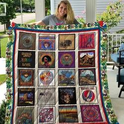 Grateful Dead 02 Quilt Blanket and Home Decor