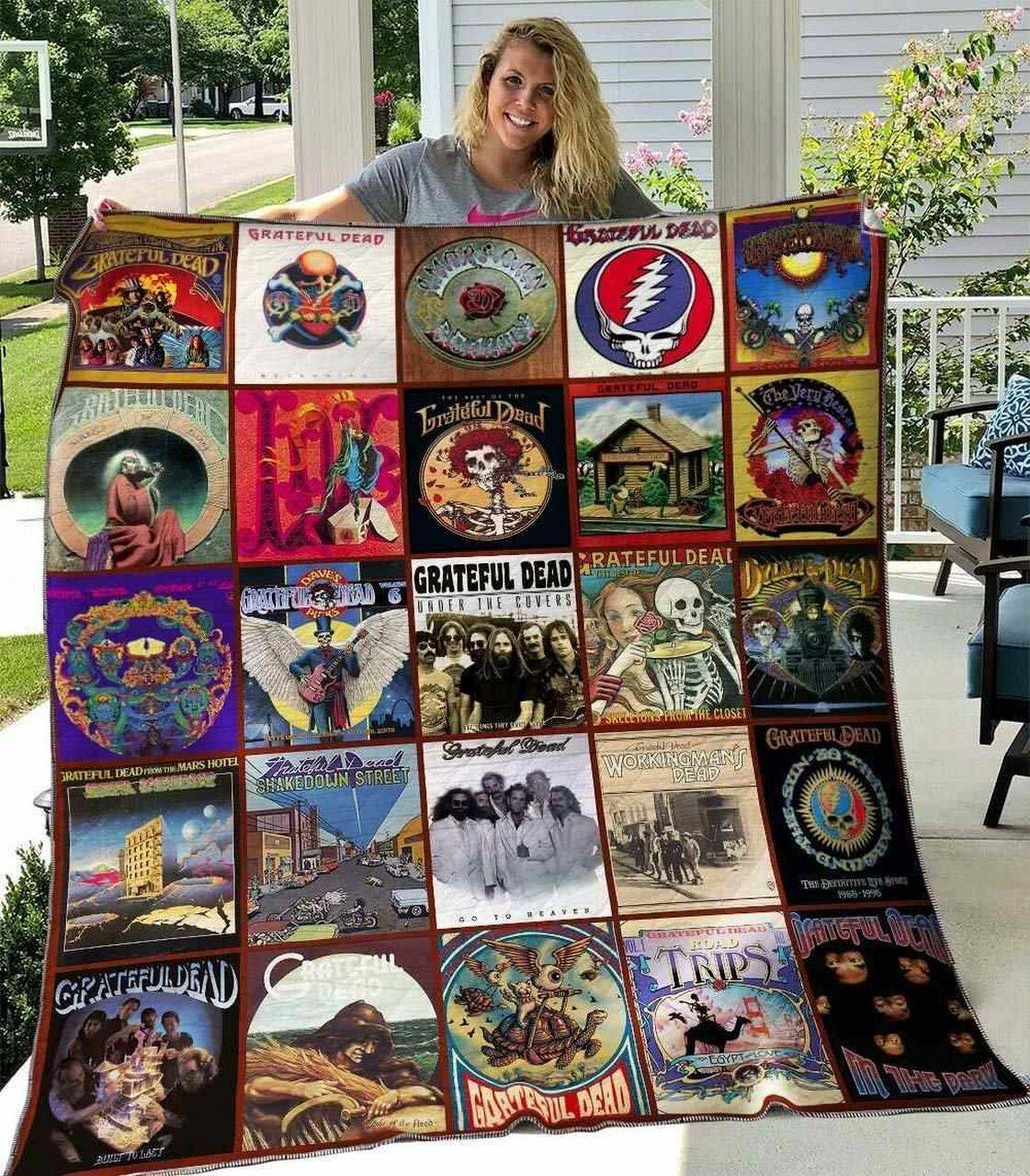Grateful Dead Blanket Th1507 Quilt and Home Decor