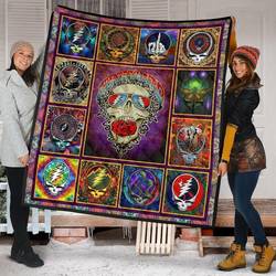 Grateful Dead Head For Fan Gift Quilt and Home Decor