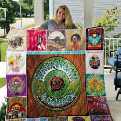 Grateful Dead Quilt Blanket 0816 and Home Decor