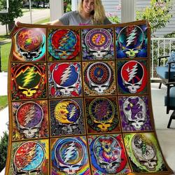 Grateful Dead Quilt Blanket B050604  Quilt and Home Decor