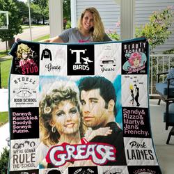 Grease Quilt Blanket Ver17 and Home Decor