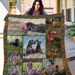 Great Dane 10 Blanket TH10072019 Quilt and Home Decor