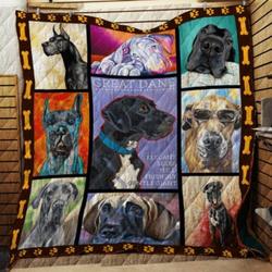 Great Dane Art Cl22100227Mdq Quilt Blanket and Home Decor