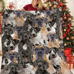 Great Dane Quilt Xia and Home Decor
