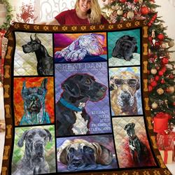 Great Dane Quilt Xif and Home Decor