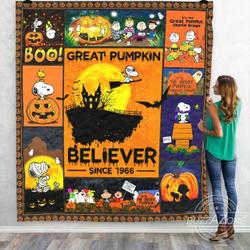 Great Pumpkin Snoopy Quilt Nh and Home Decor