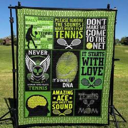 Great Sound Of Tennis Pkt200626 Quilt Blanket and Home Decor