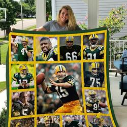 Green Bay Legends 02 Blanket N2906 Quilt and Home Decor