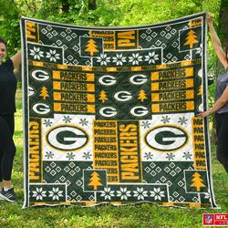 Green Bay Packers Fabric Christmas - Quilt and Home Decor