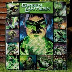 Green Lantern Blanket Th1607 Quilt and Home Decor