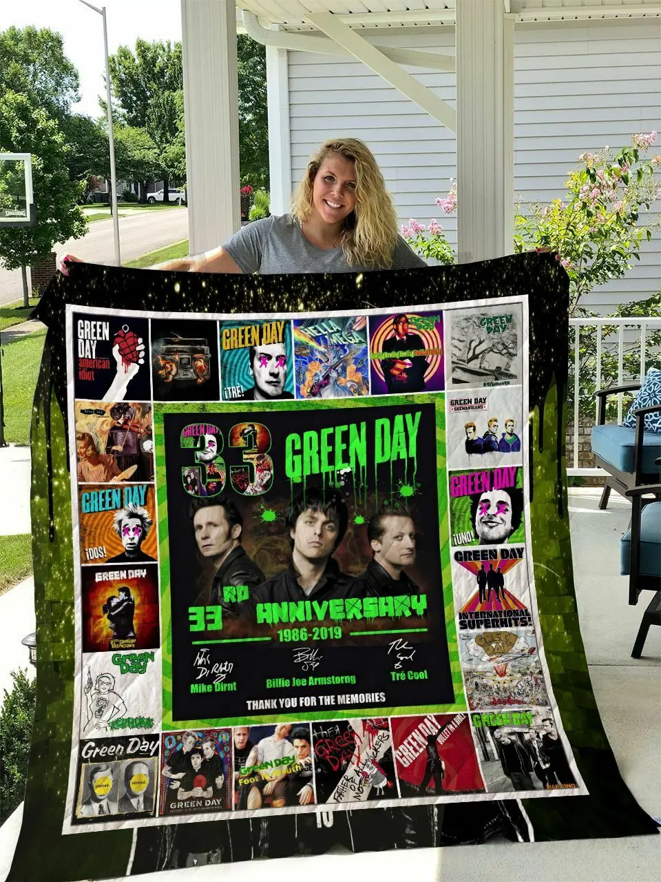 Greenday Quilt Blanket and Home Decor