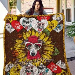 Greyhound 14 Blanket Th10072019 Quilt and Home Decor