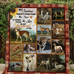 Greyhound Dog Greyhound Quilt Fsg and Home Decor
